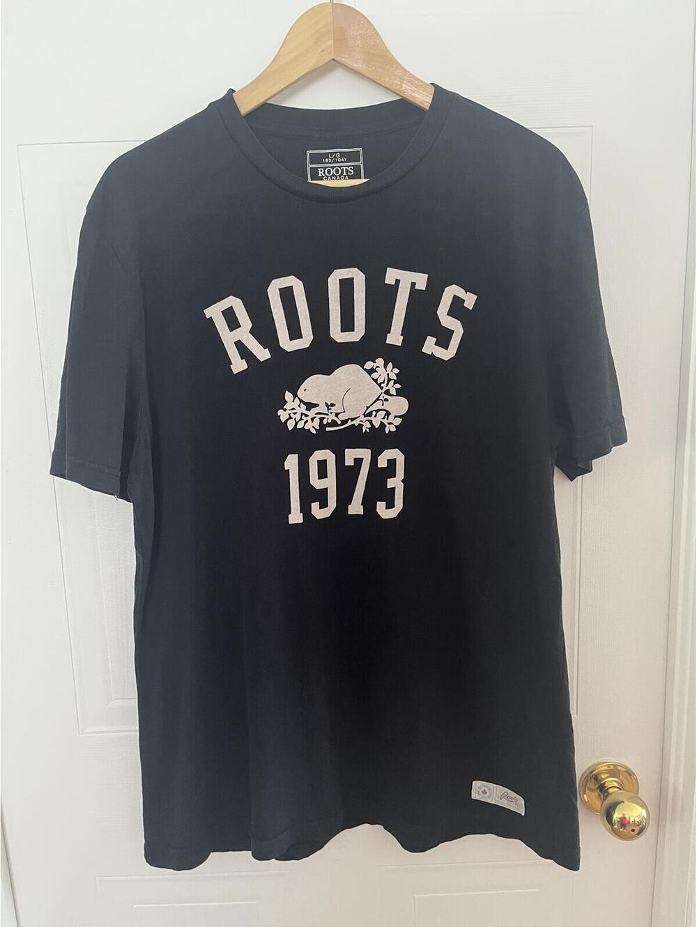 # 189 Roots black graphic 1973 T-Shirt